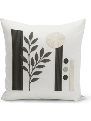 Çift Tarafı Dijital Baskılı Kırlent Kılıfı (Panç /punch Nakış Desen Görünümlü)