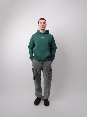 Journey, Yeşil Oversize Kapüşonlu Sweatshirt