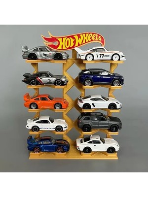 1/64 Araç Uyumlu Tasarlanmış Duvar Garajı 10 Lu