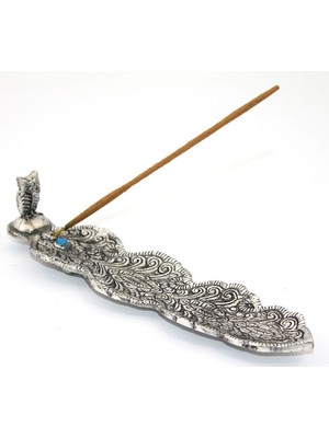 Metal Kayık Baykuş Tasarımı Tütsülük Model 2