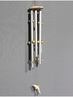 Boncuklu Metal Rüzgar Çanı Model 1