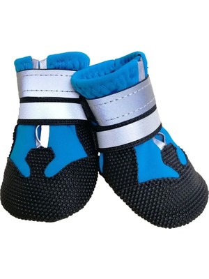 Reflektörlü Su Geçirmez Kaymaz Köpek Bot Ayakkabı