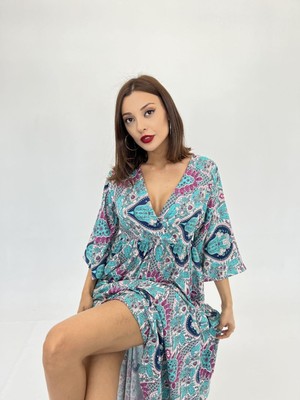 Edolika 7035 Elbise-Mint