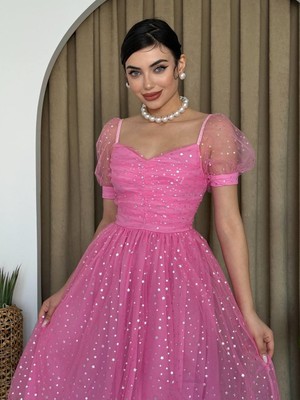 Edolika Helena Tül Elbise