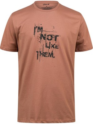 2AS Alex Baskılı Erkek Sıfır Yaka T-Shirt 035