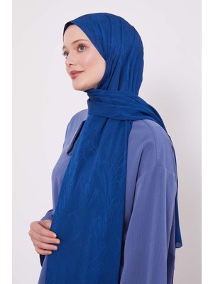 Saks Soyut Lale Desen Jakar Capri Şal