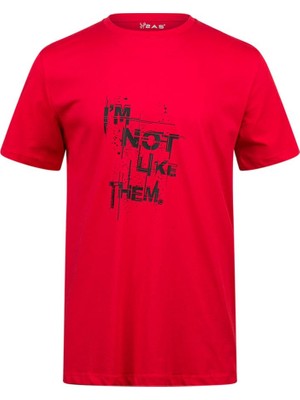 2AS Alex Baskılı Erkek Sıfır Yaka T-Shirt 035
