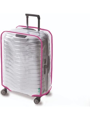 Şeffaf Valiz Kılıfı ve Bavul Koruyucu Renkli Biye
