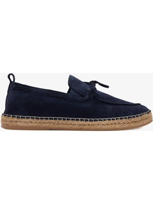 Nautica Erkek Loafer Ayakkabı Lacivert Süet Malzeme ile Konforlu Taban Tipi