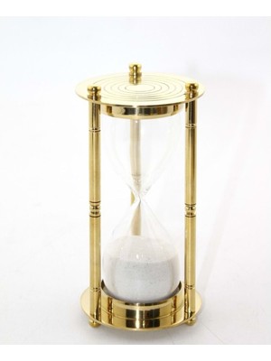 Pirinç Kum Saati 15*8 cm
