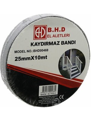 Kaydırmaz Siyah Bant 25 mm x 10 mt