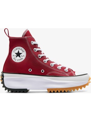 Converse Run Star Hike Unisex Kırmızı Platform Sneaker