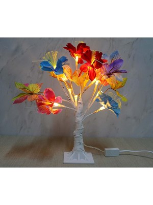 Dekoratif Ledli Çiçek 35 cm Model 5