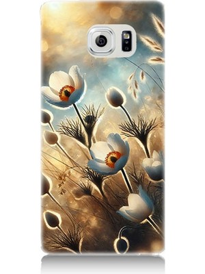 Samsung Galaxy Note 5 Uyumlu Pamuk Dalları Bahar Ruhu  Desenli Silikon Kılıf