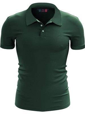 Raru Pamuk Polo T-Shirt Impero Yeşil
