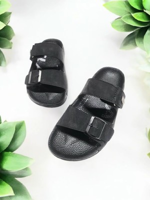 Tokalı ve Cırtlı Class Rahat Taban Ev ve Dışarı Terliği