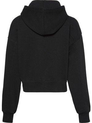 Calvin Klein Jeans A- French Terry Badge Logo Fz Ho Kadın Siyah Sweatshirt LV047C216G-UB1