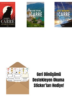 Güvercin Tüneli + Bizim Oyun + Gece Müdürü + Okuma Sticker'ları