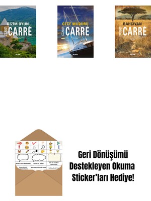 Bizim Oyun + Gece Müdürü + Bahçıvan + Okuma Sticker'ları