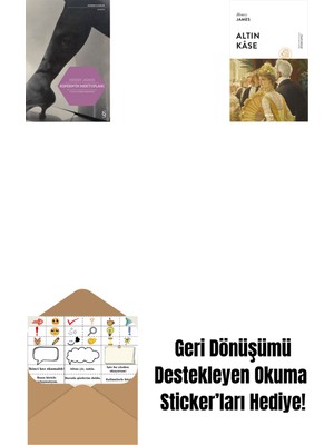 Aspern'in Mektupları + Altın Kâse (Ciltli) + Okuma Sticker'ları