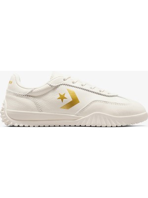 Converse Run Star Trainer Unisex Krem Deri Sneaker
