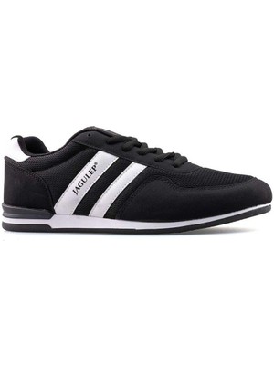 Jagulep 2202 Siyah Beyaz Anorak Erkek Spor