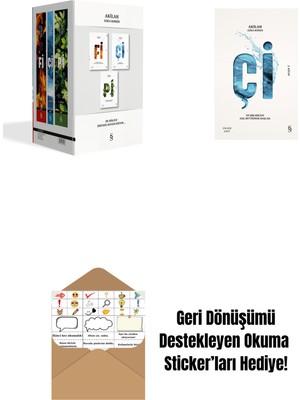 Azra Kohen Kutulu Set Fi-Çi-Pi + Çi + Okuma Sticker'ları