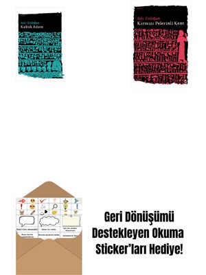 Kabuk Adam + Kırmızı Pelerinli Kent + Okuma Sticker'ları