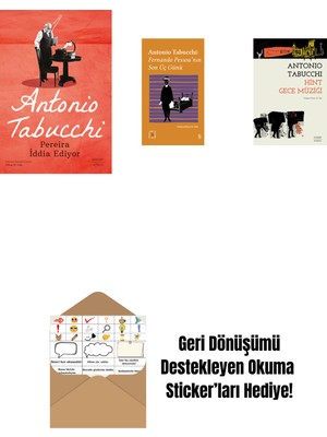 Pereira Iddia Ediyor + Everest Açıkhava 34 - Fernando Pessoa’nın Son Üç Günü + Hint Gece Müziği + Okuma Sticker'ları