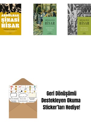 Edebiyat  Yazıları 2 + Geçmiş Zaman Fıkraları + Ahmet Haşim:  Şiiri ve Hayatı + Okuma Sticker'ları