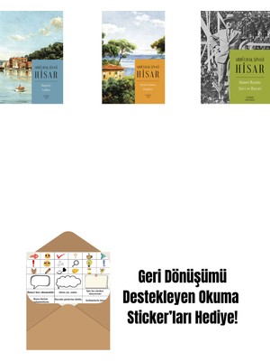 Boğaziçi Yalıları (Kitap Boy) + Geçmiş Zaman Köşkleri (Kitap Boy) + Ahmet Haşim:  Şiiri ve Hayatı + Okuma Sticker'ları