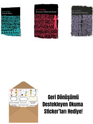 Kabuk Adam + Kırmızı Pelerinli Kent + Bir Delinin Güncesi + Okuma Sticker'ları