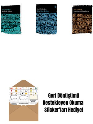 Kabuk Adam + Bir Kez Daha + Mucizevi Mandarin + Okuma Sticker'ları