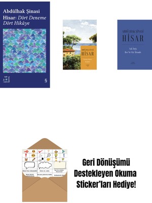 Everest Açıkhava 42 - Dört Deneme Dört Hikâye + Geçmiş Zaman Köşkleri (Kitap Boy) + Aşk Imiş Her Ne Vâr Âlemde (Ciltli) + Okuma Sticker'ları