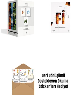 Azra Kohen Kutulu Set Fi-Çi-Pi + Fi + Okuma Sticker'ları
