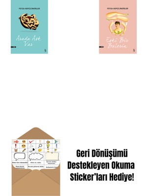 Arada Aşk Var + Eski Bir Balerin + Okuma Sticker'ları