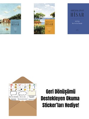 Boğaziçi Yalıları (Kitap Boy) + Geçmiş Zaman Köşkleri (Kitap Boy) + Aşk Imiş Her Ne Vâr Âlemde (Ciltli) + Okuma Sticker'ları