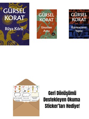 Rüya Körü + Unutkan  Ayna + Kurmacanın Yapısı + Okuma Sticker'ları