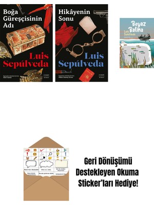 Boğa Güreşçisinin Adı + Hikâyenin Sonu + Beyaz Balina + Okuma Sticker'ları