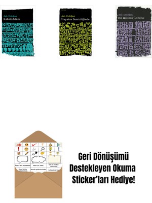 Kabuk Adam + Hayatın Sessizliğinde + Bir Delinin Güncesi + Okuma Sticker'ları