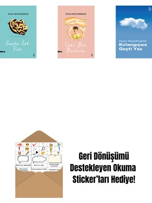 Arada Aşk Var + Eski Bir Balerin + Kırlangıçsız Geçti Yaz + Okuma Sticker'ları