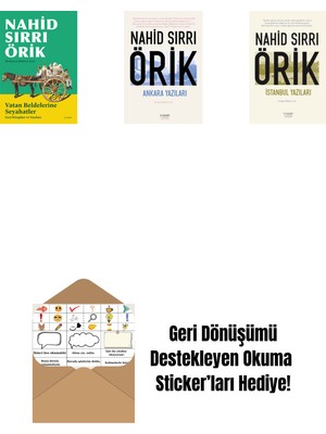 Vatan Beldelerine Seyahatler + Ankara Yazıları + Istanbul Yazıları + Okuma Sticker'ları