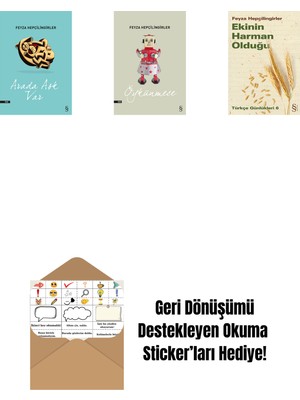 Arada Aşk Var + Öykünmece + Ekinin Harman Olduğu + Okuma Sticker'ları