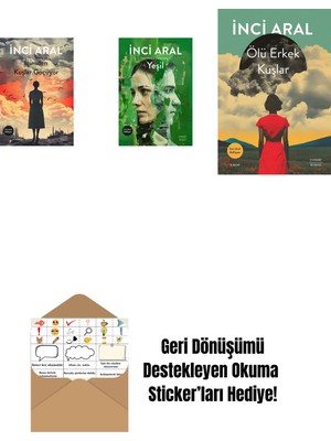 Içimden Kuşlar Göçüyor + Yeşil + Ölü Erkek Kuşlar + Okuma Sticker'ları