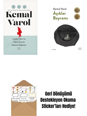Aşklar, Hevesler, Ayrılıklar Üçlemesi (Ciltli) + Âşıklar Bayramı + Okuma Sticker'ları