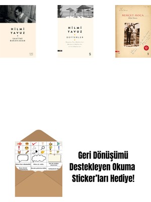 Saatine Bakan Adam + Defterler + Behçet Hoca + Okuma Sticker'ları