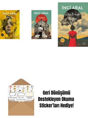 Safran Sarı + Sadakat + Ölü Erkek Kuşlar + Okuma Sticker'ları