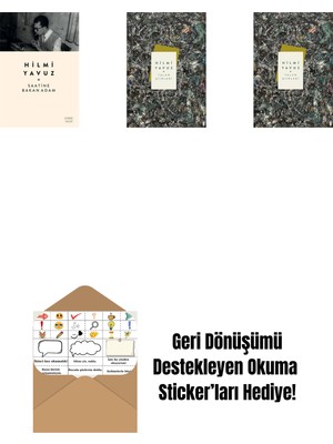 Saatine Bakan Adam + Talan Şiirleri (Ciltli) + Talan Şiirleri + Okuma Sticker'ları