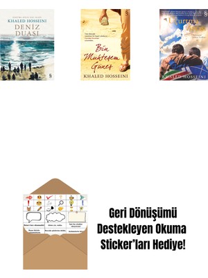 Deniz Duası + Bin Muhteşem Güneş + Uçurtma Avcısı + Okuma Sticker'ları