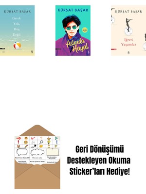 Gerek Yok, Hoş Değil + Aslında Hayal + Iğreti Yaşamlar + Okuma Sticker'ları